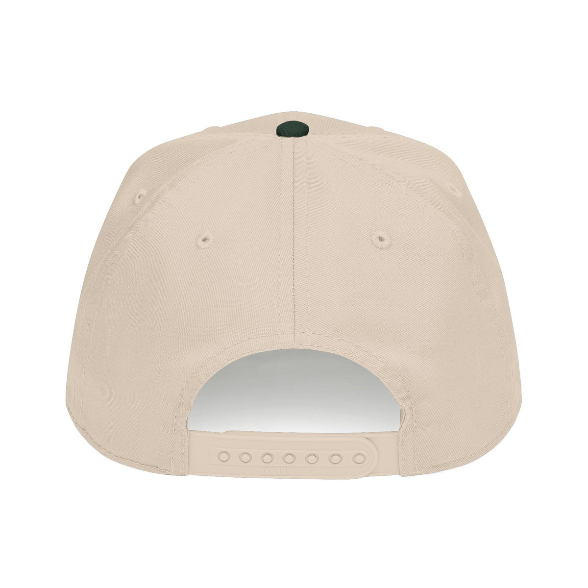 God's Hands Cap, Dark Green/Natural, back view, MY FUTURE IS IN GOD'S HANDS. MY SCHEDULE IS A MESS., Proverbs 16:9 (KJV)