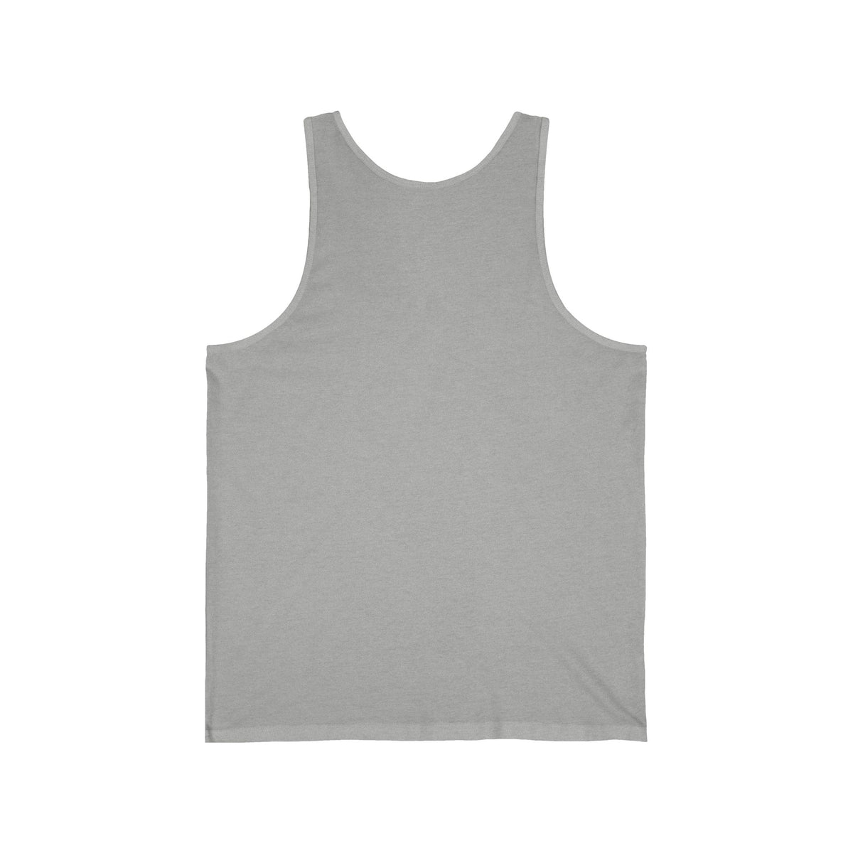 Fueled by Coffee & Grace Tank, tank top, Athletic Heather, back view, blank, FUELED BY COFFEE & GRACE., 2 Corinthians 12:9 (KJV)