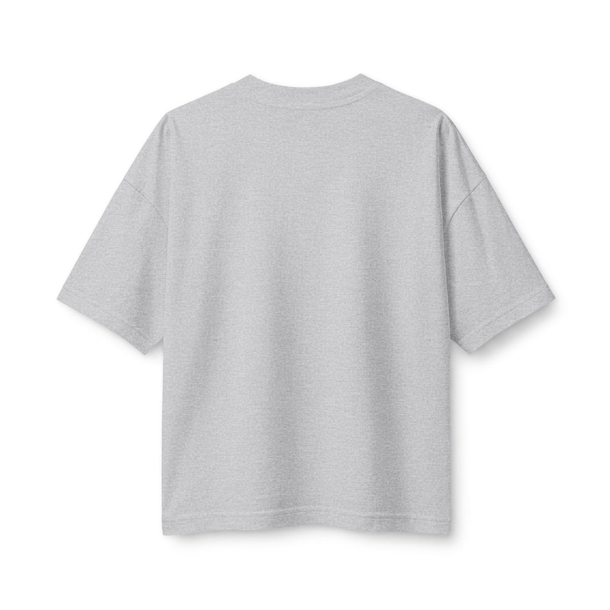 All Things Work Together Women's Boxy Tee, Athletic Heather, back view, ALL THINGS WORK TOGETHER. (WIPEOUTS INCLUDED.) Romans 8:28 (KJV)