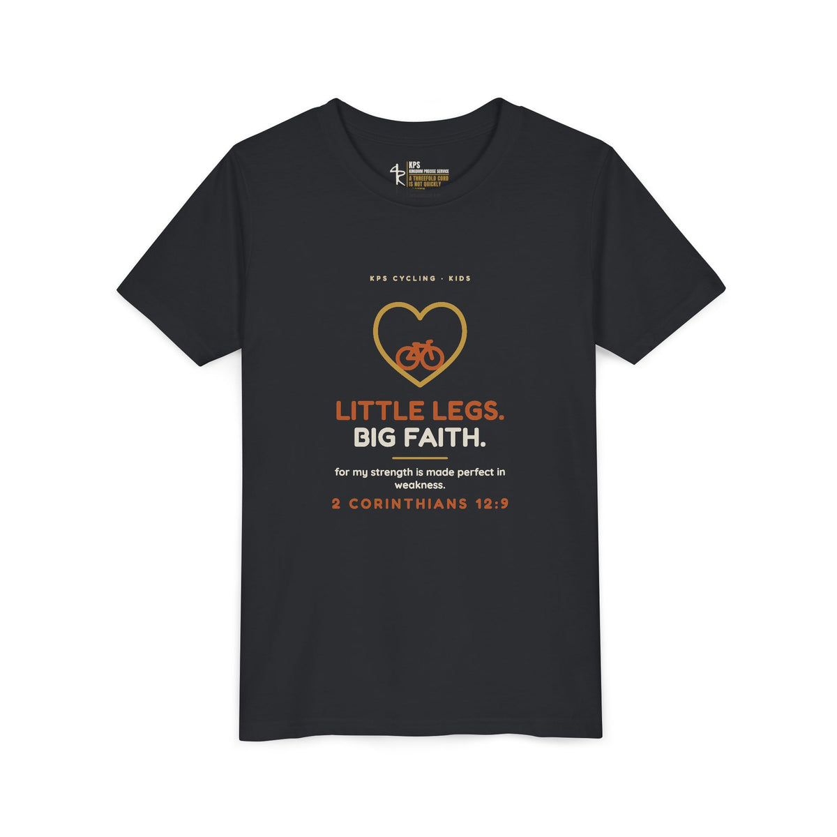 Little Legs, Big Faith Youth Tee