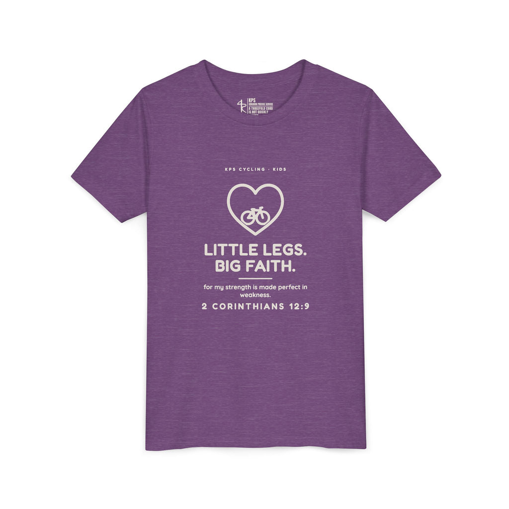Little Legs, Big Faith Youth Tee