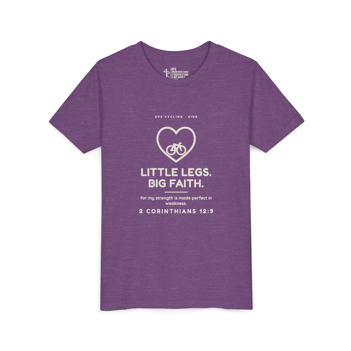 Little Legs, Big Faith Youth Tee
