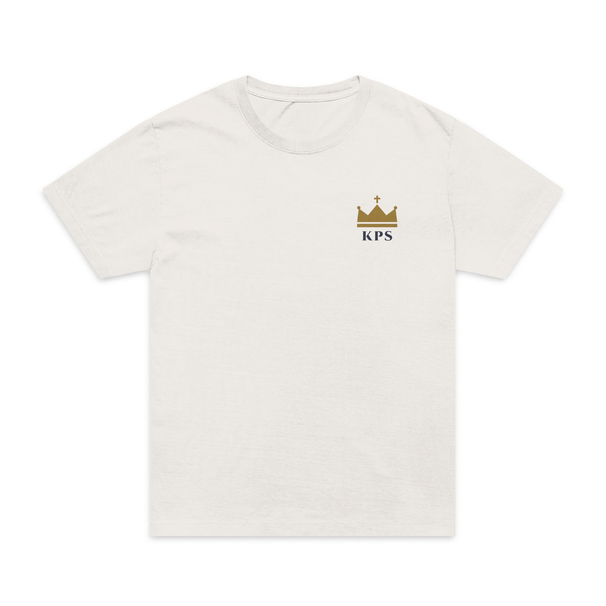 No Temas Tee, t-shirt, Vintage White, front view, NO TEMAS., Isaiah 41:10 (KJV)